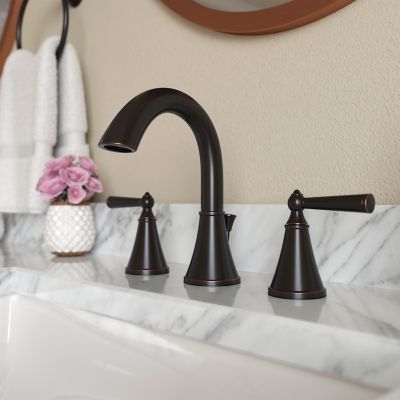Saxton 2-Handle 8" Widespread Bathroom Faucet 2-Handle 8" Widespread Bathroom Faucet