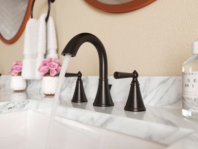 Saxton 2-Handle 8" Widespread Bathroom Faucet 2-Handle 8" Widespread Bathroom Faucet