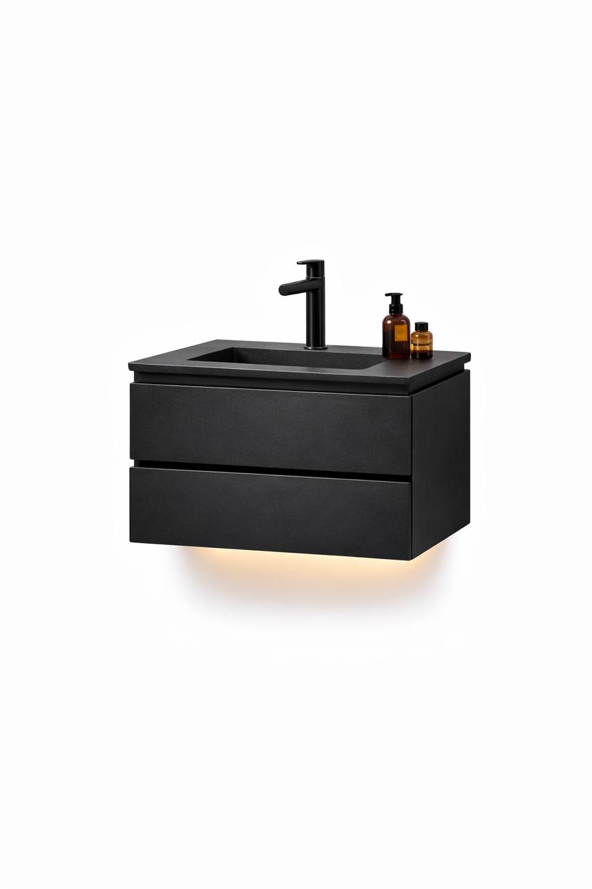 Velora Modern Wall-Mounted Bathroom Vanity – Minimalist Floating Design