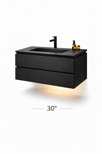 Velora Modern Wall-Mounted Bathroom Vanity – Minimalist Floating Design