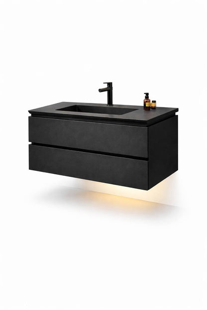 Velora Modern Wall-Mounted Bathroom Vanity – Minimalist Floating Design