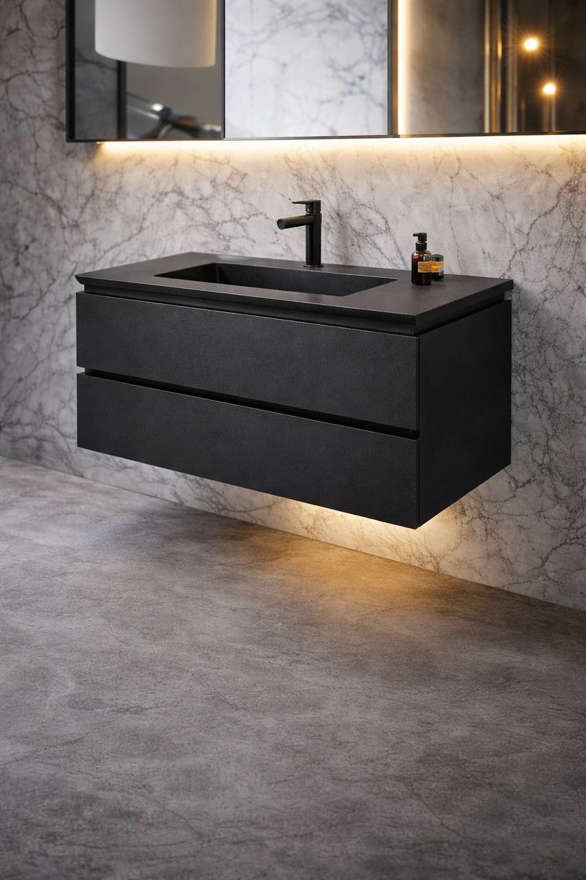 Velora Modern Wall-Mounted Bathroom Vanity – Minimalist Floating Design
