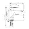 Piana Single Hole Bathroom Faucet-F11160gwc - Golzar Home