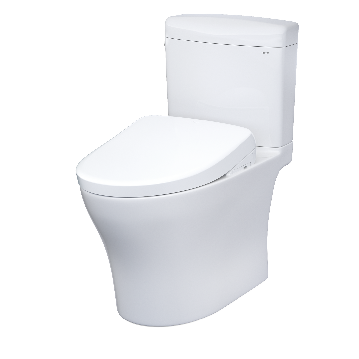 Toto Aquia Iv Cube® Washlet®+ S7a Two-Piece Toilet - 1.28 Gpf / 0.9 Gpf