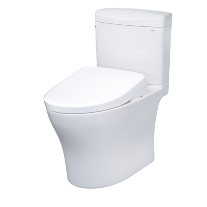 Toto Aquia Iv Cube® Washlet®+ S7a Two-Piece Toilet - 1.28 Gpf / 0.9 Gpf