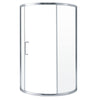Neptune Baden 36 x 36 x 73 in. 6 mm Sliding Shower Door for Corner Installation with Clear glass in Chrome