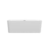 Neptune Cologne F1 3260 AFR Acrylic Freestanding Center Drain Bathtub in White
