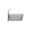 Neptune Monaco F1 3060 AFR Acrylic Freestanding Center Drain Bathtub in White