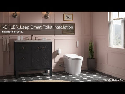 Kohler Leap™ One-Piece Elongated Smart Toilet, Dual-Flush
