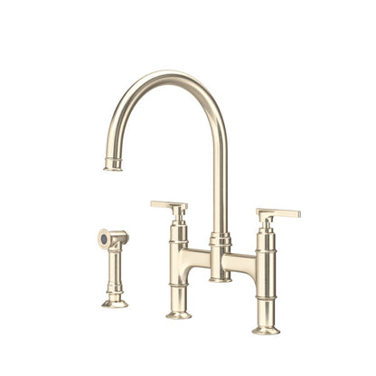 Perrin & Rowe Southbank™ Bridge Kitchen Faucet With Side Spray