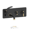 Tenzo Tub FIller With Retractable Hose Wall-Mount Bathtub