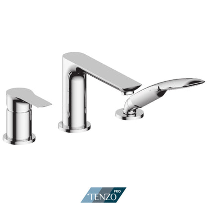 Tenzo 3 Piece Galia Deck-Mount Tub Filler