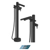 Tenzo Floor-Mount Tub Filler – Freestanding
