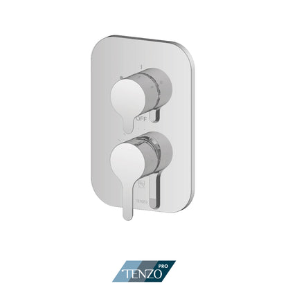 Tenzo Trim For 2 Functions Pressure-Balance Valve Mylo Pressure-Balance 2-Way Shower Trim