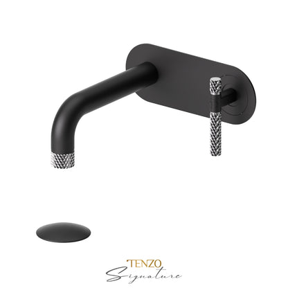 Tenzo Lavatory With Drain Wall-Mount Bathroom Sink