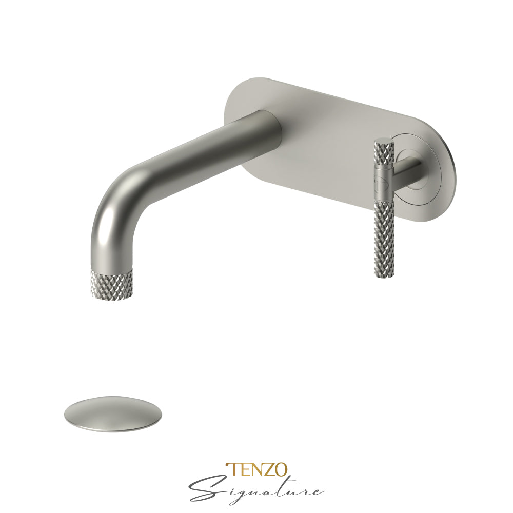 Tenzo Lavatory With Drain Wall-Mount Bathroom Sink
