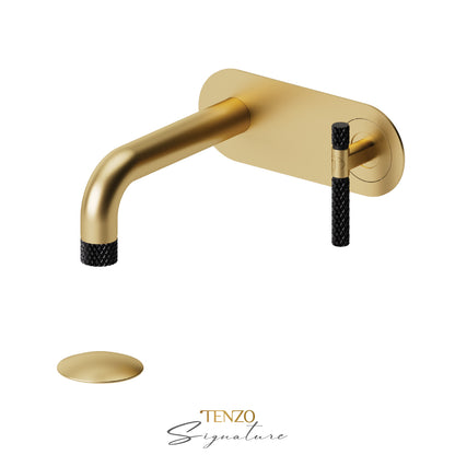 Tenzo Lavatory With Drain Wall-Mount Bathroom Sink
