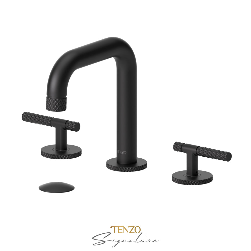 Tenzo Lavatory With Drain 8-Inch Bathroom Sink