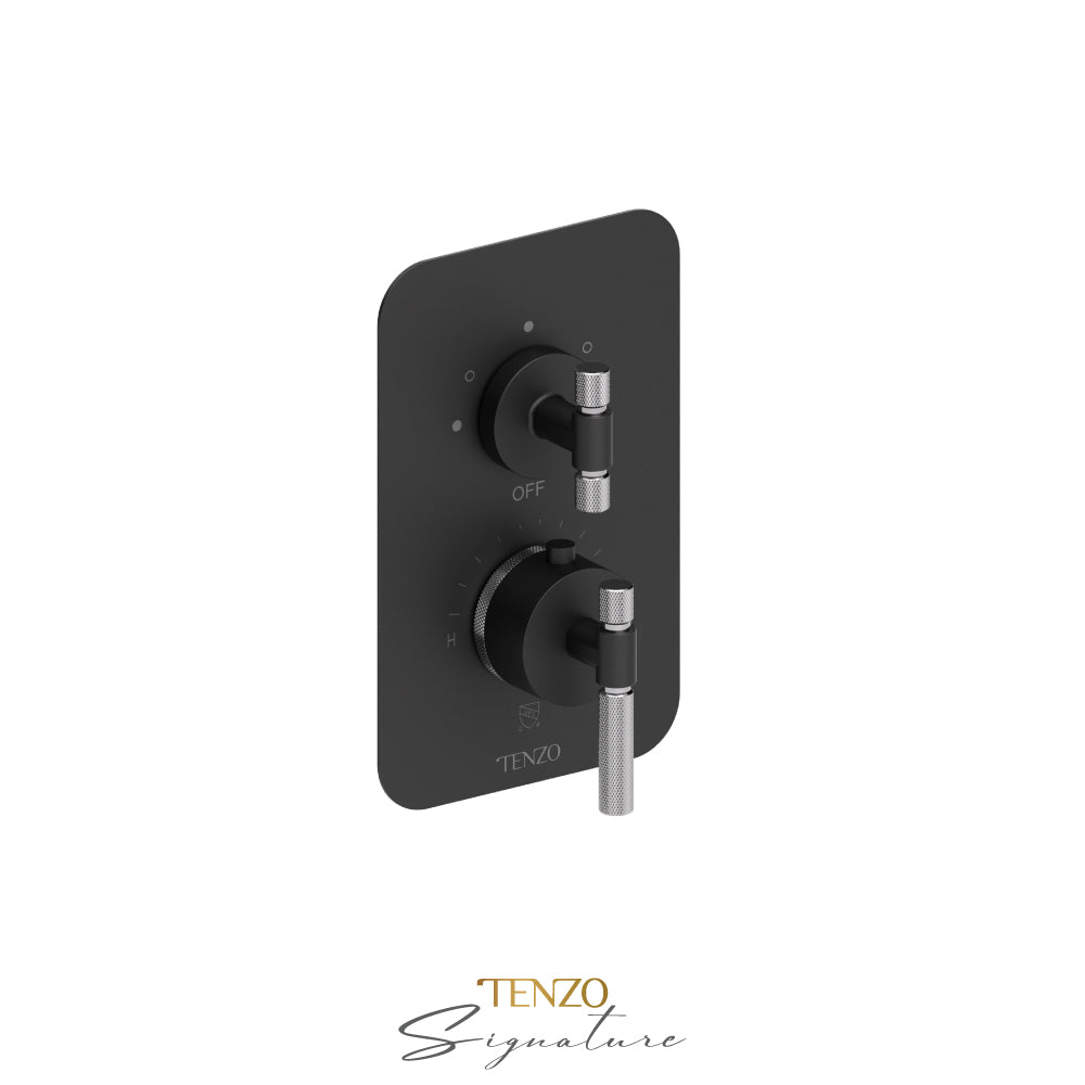 Tenzo T-box 3 Functions With Diverter Thermostatic Shower Rough-In – 3-Way