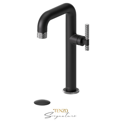 Tenzo Tall Lavatory With Drain Bathroom Sink