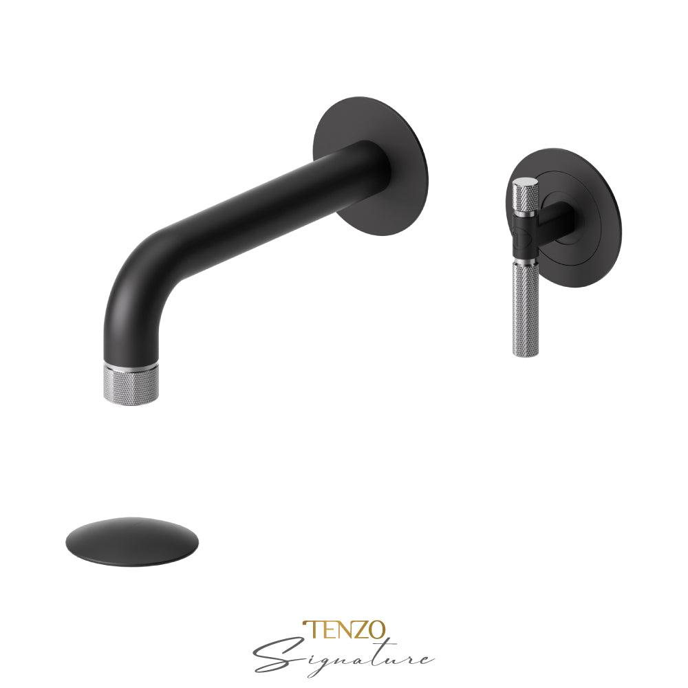 Tenzo Lavatory With Drain Wall-Mount Bathroom Sink
