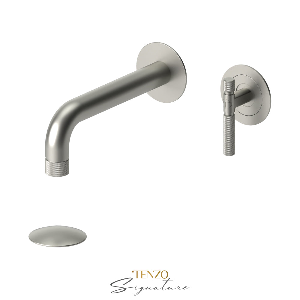 Tenzo Lavatory With Drain Wall-Mount Bathroom Sink