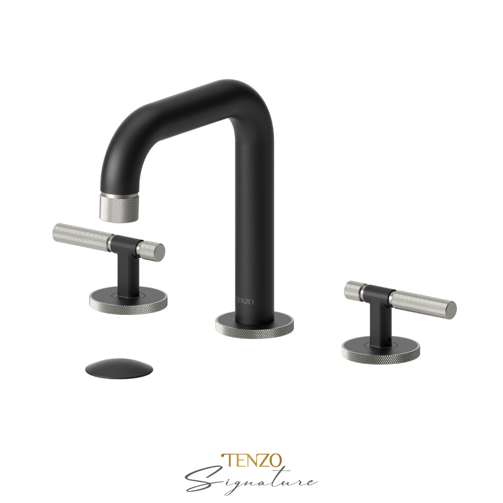 Tenzo Lavatory With Drain 8-Inch Bathroom Sink