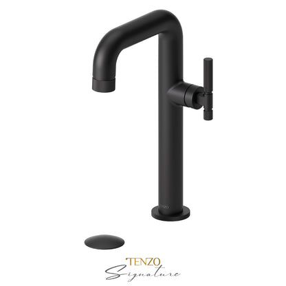 Tenzo Tall Lavatory With Drain Bathroom Sink