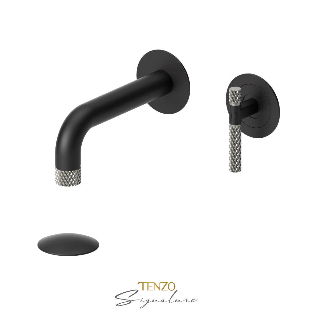 Tenzo Lavatory With Drain Wall-Mount Bathroom Sink