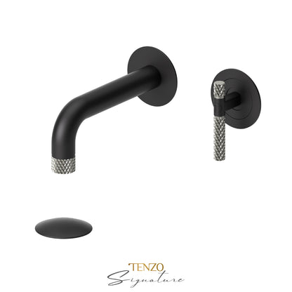 Tenzo Lavatory With Drain Wall-Mount Bathroom Sink