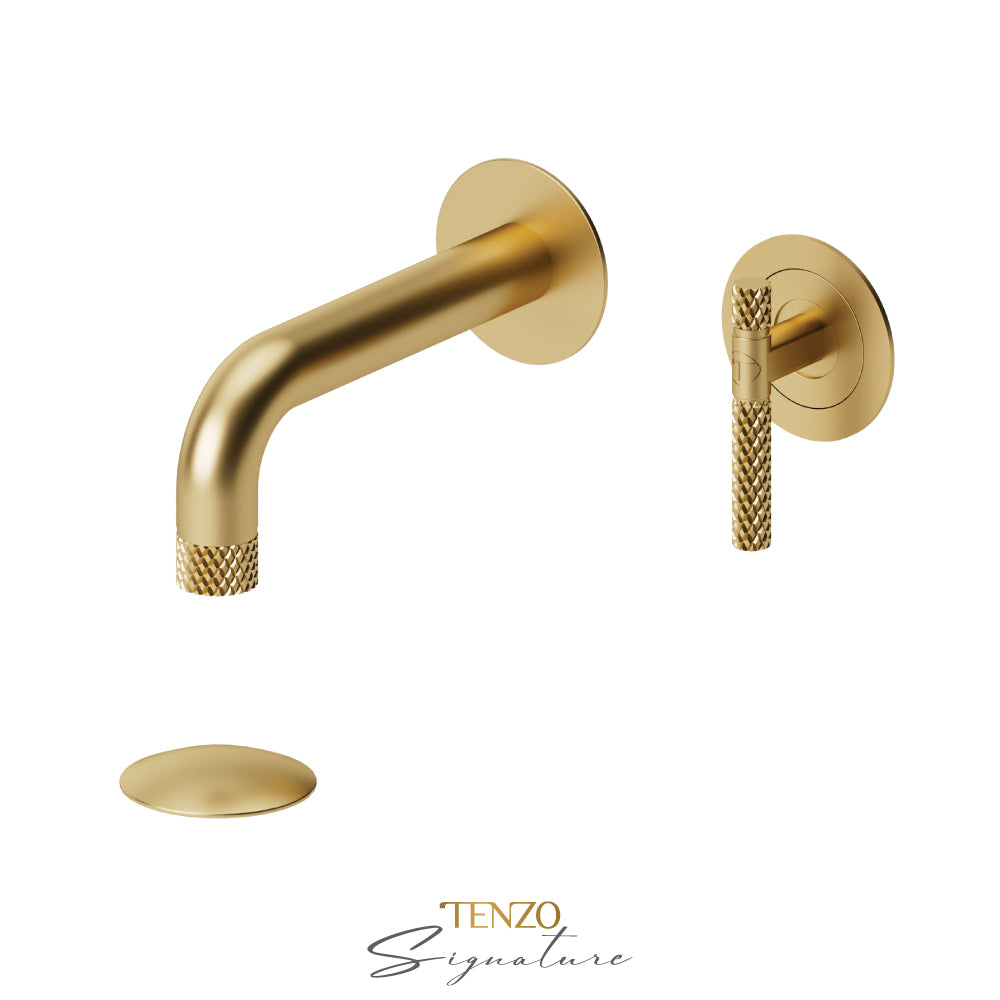 Tenzo Lavatory With Drain Wall-Mount Bathroom Sink