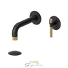 Tenzo Lavatory With Drain Wall-Mount Bathroom Sink