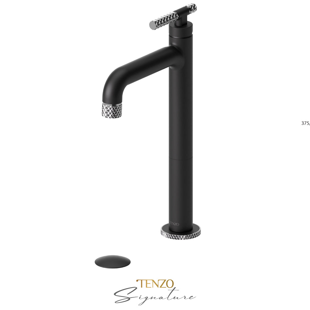Tenzo Tall Lavatory With Drain Bathroom Sink