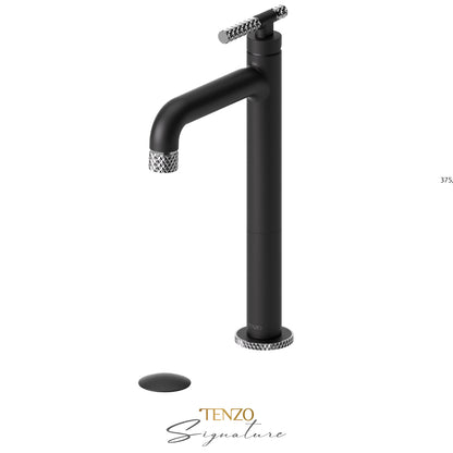 Tenzo Tall Lavatory With Drain Bathroom Sink