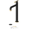 Tenzo Tall Lavatory With Drain Bathroom Sink