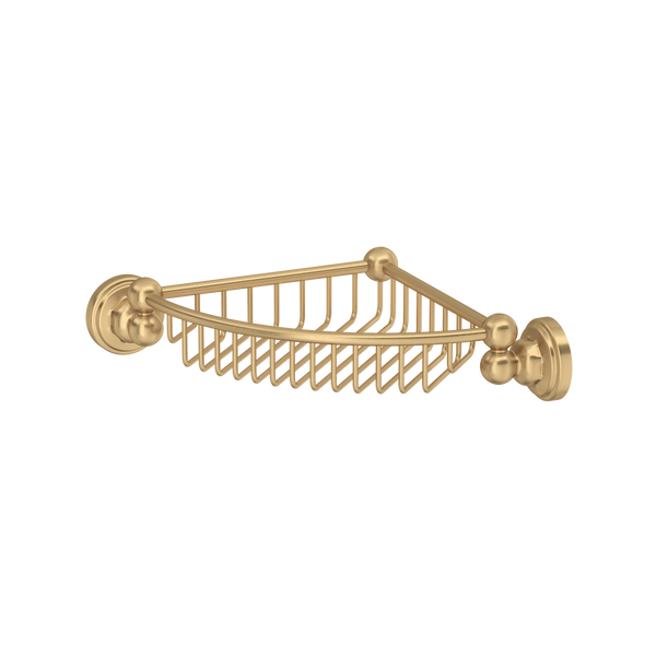 Perrin & Rowe Edwardian™ Wall Mount Corner Basket