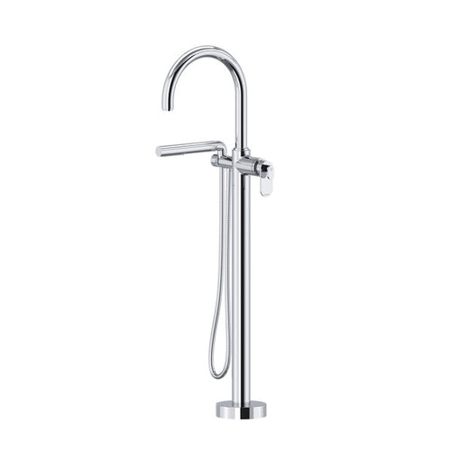 Riobel Arca™ Thermostatic Single  Hole Floor Mount Tub Filler Trim