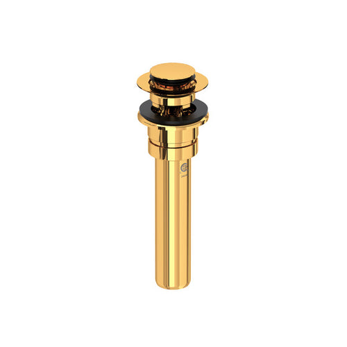 Perrin & Rowe Lavatory Push Drain With Overflow