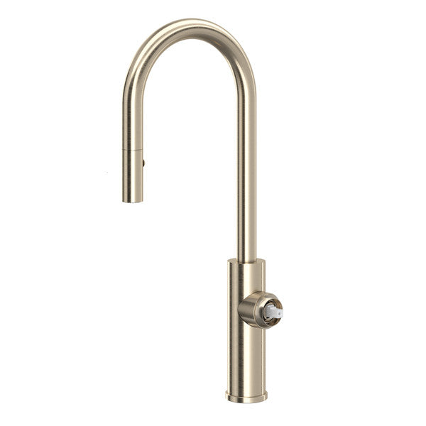 ROHL Eclissi Pull-Down Bar & Food Prep Kitchen Faucet With C-Spout Less Handle