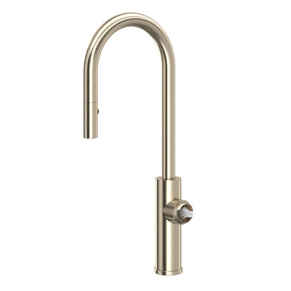 ROHL Eclissi Pull-Down Bar & Food Prep Kitchen Faucet With C-Spout Less Handle