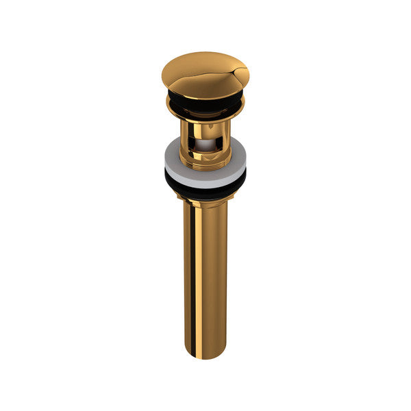 Perrin & Rowe Slotted Touch Seal Dome Drain With 6" Tailpiece