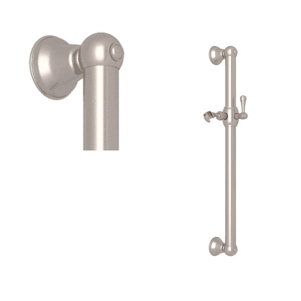 ROHL 24" Grab Bar With Sliding Handshower Holder
