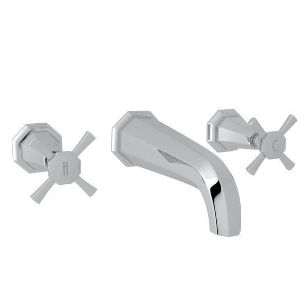 Perrin & Rowe Deco™ Wall Mount Lavatory Faucet Trim