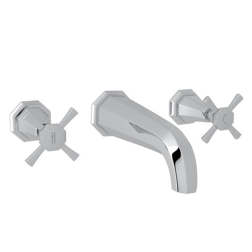 Perrin & Rowe Deco™ Wall Mount Lavatory Faucet Trim
