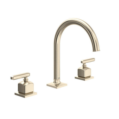 ROHL Apothecary Widespread Bathroom Faucet With C-Spout & Lever Handle
