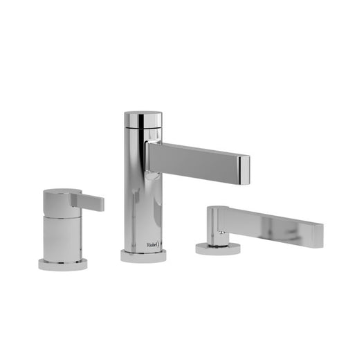 Riobel Paradox™ 3-Hole Pressure Balance Deck Mount Tub Filler Trim