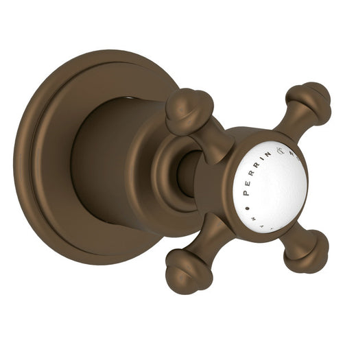Perrin & Rowe Georgian Era Trim for Volume Control and Diverters With Cross Handle