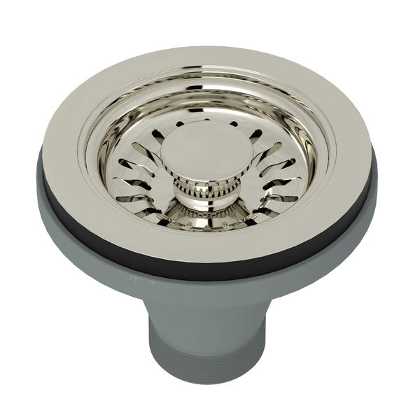ROHL Manual Basket Strainer Without Remote Pop-Up
