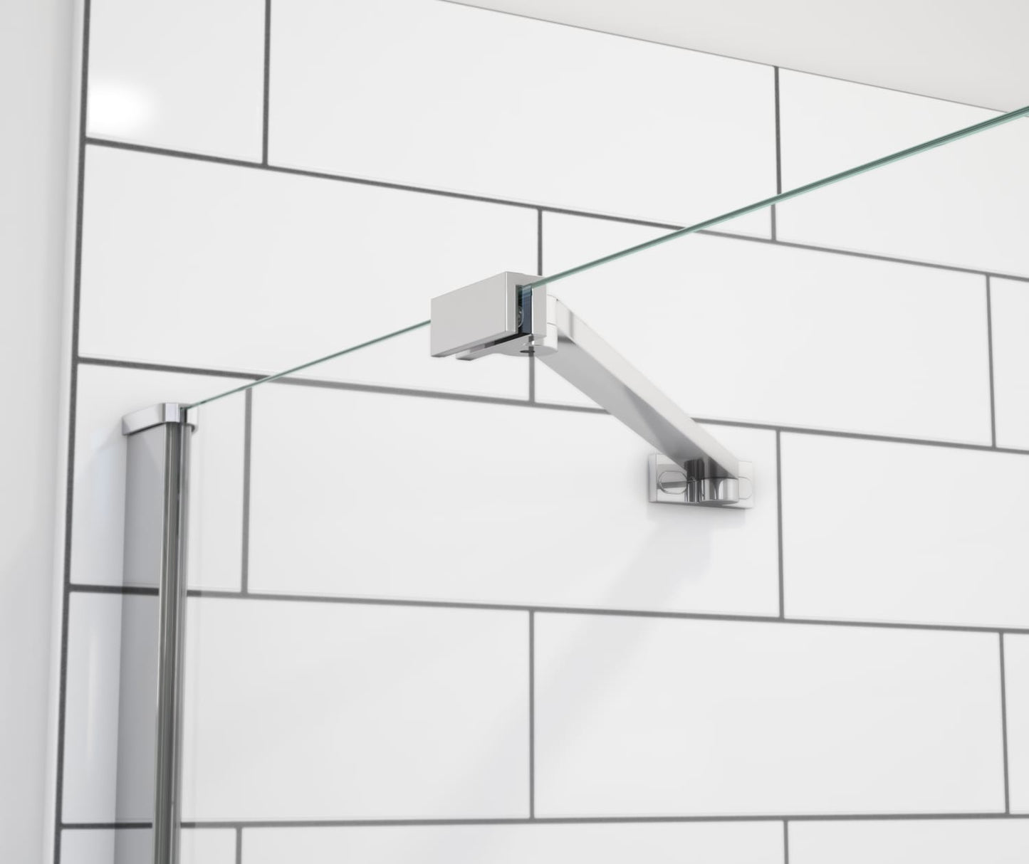 Fixed Panel Support Bar in Dark Bronze