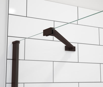 Fixed Panel Support Bar in Dark Bronze